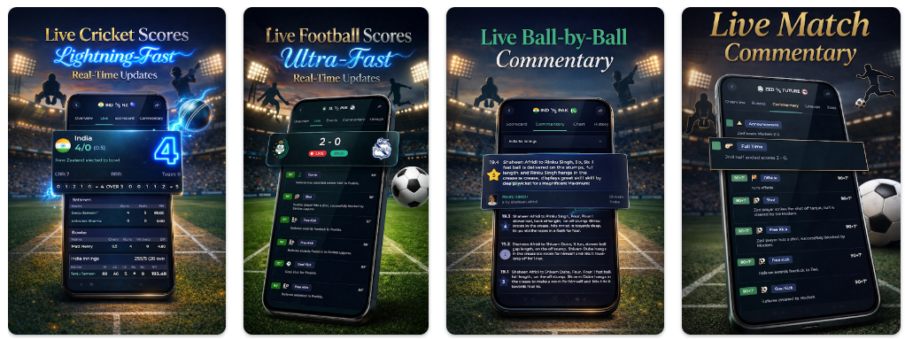 KickScore app screenshot