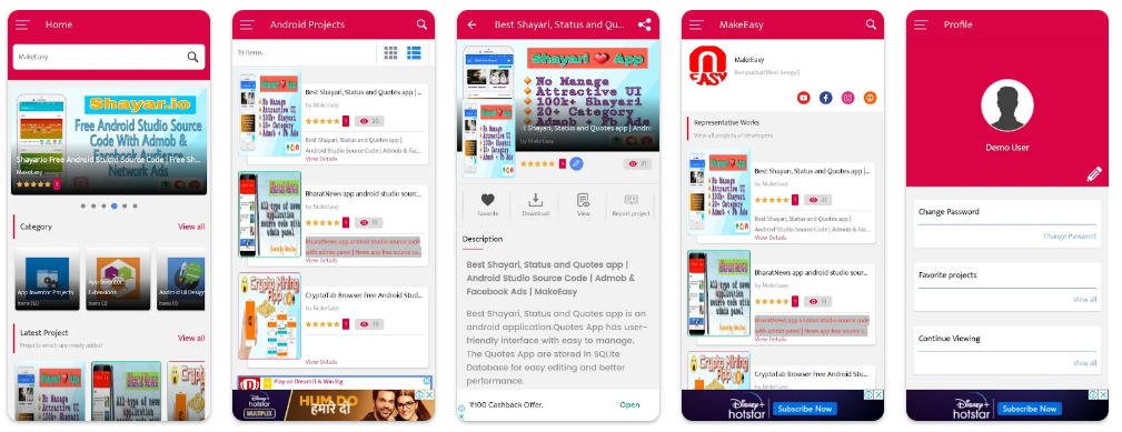 MakeEasy app screenshot